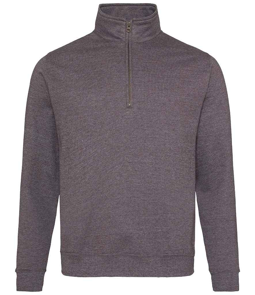 AWDis Sophomore Zip Neck Sweatshirt – Embroidery Studio Blackpool