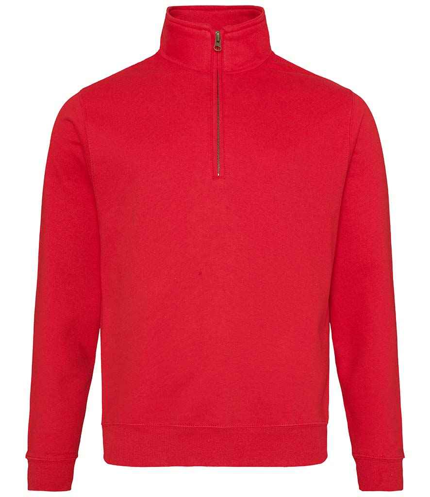 AWDis Sophomore Zip Neck Sweatshirt – Embroidery Studio Blackpool