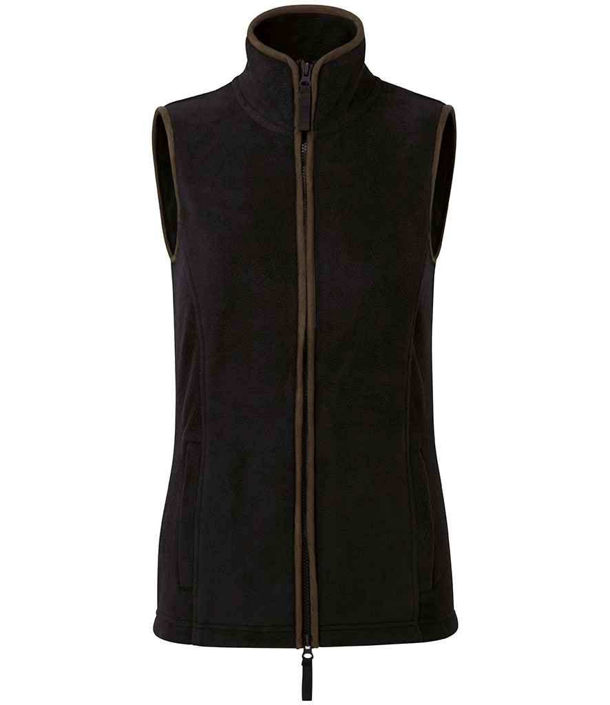 Black fleece outlet gilet